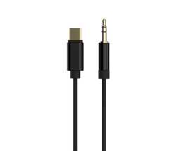 foto de CABLE USB GEMBIRD TIPO C A AUX ESTEREO DE 3,5 MM, 1,5 M, NEGRO
