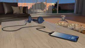 foto de CABLE USB GEMBIRD TIPO C A AUX ESTEREO DE 3,5 MM, 1,5 M, NEGRO