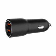 foto de CARGADOR RAPIDO PARA COCHE GEMBIRD CON 2 PUERTOS USB, QC3.0, 36 W, NEGRO