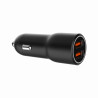foto de CARGADOR RAPIDO PARA COCHE GEMBIRD CON 2 PUERTOS USB, QC3.0, 36 W, NEGRO