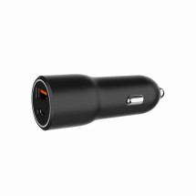 foto de CARGADOR RAPIDO PARA COCHE GEMBIRD CON 2 PUERTOS USB, TIPO C PD, 38 W, NEGRO