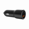 foto de CARGADOR RAPIDO PARA COCHE GEMBIRD CON 2 PUERTOS USB, TIPO C PD, 38 W, NEGRO