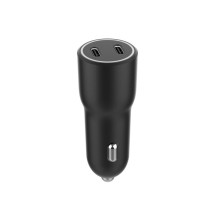 foto de CARGADOR RAPIDO COCHE GEMBIRD POWER LIVERY- 2 PUERTOS USB TIPO C, 40 W, NEGRO