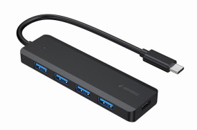 foto de CONCENTRADOR GEMBIRD USB 3.1 (GEN 1) TIPO C DE 4 PUERTOS