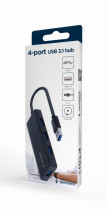 foto de CONCENTRADOR GEMBIRD USB 3.1 (GEN.1) DE 4 PUERTOS