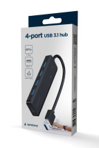 foto de CONCENTRADOR GEMBIRD USB 3.1 (GEN.1) DE 4 PUERTOS