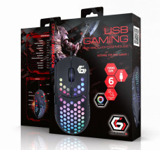 foto de RATON GAMING GEMBIRD USB CON RETROILUMINACION RGB, 6 BOTONES