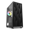 foto de CAJA GAMING ATX SHARKOON VK2 RGB 3XVENT 120MM 2XUSB SN FUENTE NEGRO