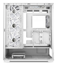 foto de CAJA GAMING ATX SHARKOON AK6 TGV 4XVENT 120MM 2XUSB SN FUENTE BLANCO