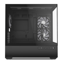 foto de CAJA GAMING mATX SHARKOON MK6 RGB 3XVENT 120MM 2XUSB SN FUENTE NEGRO
