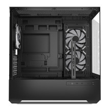 foto de CAJA GAMING mATX SHARKOON MK6 RGB 3XVENT 120MM 2XUSB SN FUENTE NEGRO