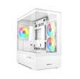 foto de CAJA GAMING MATX SHARKOON MK6 RGB 3XVENT 120MM 2XUSB SN FUENTE BLANCO