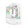 foto de CAJA GAMING MATX SHARKOON MK6 RGB 3XVENT 120MM 2XUSB SN FUENTE BLANCO