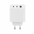 CARGADOR DE PARED XIAOMI 2XUSB-C 1USB-A 67W + CABLE WHITE