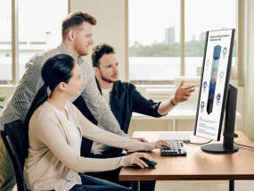 foto de MONITOR VIEWSONIC 24 VG2409-U FHD IPS 2 X HDMI DP IN OUT USB C RJ45 ERGO