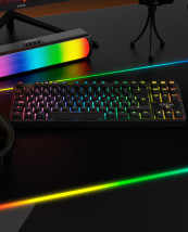 foto de TECLADO KROM KERNEL PRO MINI INALAMBRICO RETROILUMINADO MECANICO NEGRO