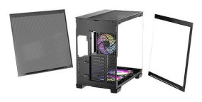 foto de CAJA ANTEC C8 ARGB E-ATX NEGRO 2XVENT 160 MM 1X140MM 2XUSB SN FUENTE