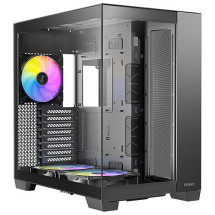 foto de CAJA ANTEC C8 ARGB E-ATX NEGRO 2XVENT 160 MM 1X140MM 2XUSB SN FUENTE