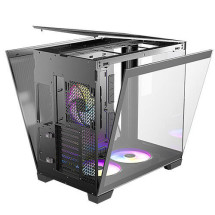 foto de CAJA ANTEC C8 ARGB E-ATX NEGRO 2XVENT 160 MM 1X140MM 2XUSB SN FUENTE