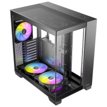 foto de CAJA ANTEC C8 ARGB E-ATX NEGRO 2XVENT 160 MM 1X140MM 2XUSB SN FUENTE