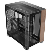 foto de CAJA ANTEC C8 CURVE WOOD E-ATX NEGRO 2XVENT 160 MM 1X140MM 2XUSB SN FUENTE