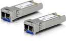 foto de MODULO SFP+ UBIQUITI UACC-OM-SM-10G-D-2 UFIBER TRANSCEIVER SM 2PACK