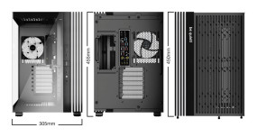 foto de CAJA BEQUIET LIGHT BASE 600 LX ATX 4 VENTX 140MM SIN FUENTE ARGB NEGRO