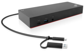 foto de DOCKING STATION LENOVO THINKPAD HYBRID USB-C WITH USB-A DOCK