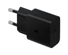 foto de CARGADOR SAMSUNG EP-T1510 USB-C 15W BLACK CON CABLE
