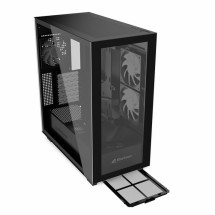 foto de CAJA ATX SHARKOON REBEL C60 2VENTX120MM 2XUSB3 SIN FUENTE NEGRO