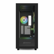 foto de CAJA ATX SHARKOON REBEL C60 2VENTX120MM 2XUSB3 SIN FUENTE NEGRO