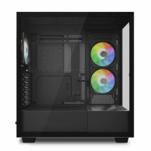 foto de CAJA ATX SHARKOON REBEL C60 2VENTX120MM 2XUSB3 SIN FUENTE NEGRO