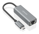CONVERSOR AISENS USB3.1 GEN1 USB-C A ETHERNET GIGABIT GRIS 15CM