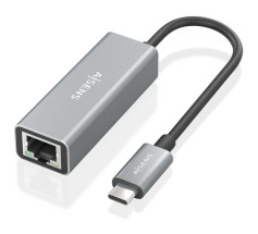 foto de CONVERSOR AISENS USB3.1 GEN1 USB-C A ETHERNET GIGABIT GRIS 15CM