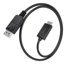 foto de CABLE CONVERSOR AISENS DISPLAYPORT/M A HDMI/M 4K@60HZ NEGRO 1.0M