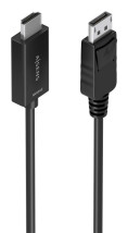 foto de CABLE CONVERSOR AISENS DISPLAYPORT/M A HDMI/M 4K@60HZ NEGRO 2.0M