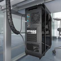 foto de ORGANIZADOR CABLE AISENS EN ESPIRAL 25MM NEGRO 6.0M