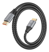 foto de CABLE AISENS DISPLAYPORT V2.1 16K@60HZ 80GBPS DP/M-DP/M NEGRO 1.0M