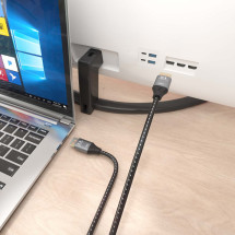 foto de CABLE AISENS DISPLAYPORT V2.1 16K@60HZ 80GBPS DP/M-DP/M NEGRO 2.0M