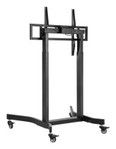 foto de SOPORTE AISENS SUELO MOTORIZADO RUEDAS PANTALLA 120KG 55-100 NEGRO