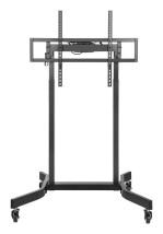 foto de SOPORTE AISENS SUELO MOTORIZADO RUEDAS PANTALLA 120KG 55-100 NEGRO