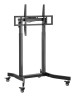 foto de SOPORTE AISENS SUELO MOTORIZADO RUEDAS PANTALLA 120KG 55-100 NEGRO