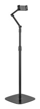 foto de SOPORTE AISENS SUELO UNIVERSAL AJUSTABLE (3 PIVOTES) TABLET NEGRO