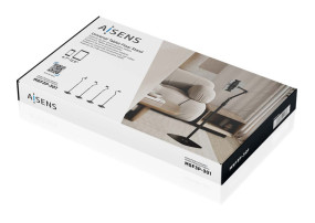 foto de SOPORTE AISENS SUELO UNIVERSAL AJUSTABLE (3 PIVOTES) TABLET NEGRO