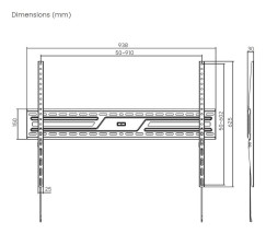 foto de SOPORTE AISENS PARED ECO ULTRA DELGADO MONITOR/TV 75KG 43-100 NEGRO