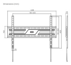 foto de SOPORTE AISENS PARED ECO ULTRA DELGADO MONITOR/TV 75KG 37-86 NEGRO