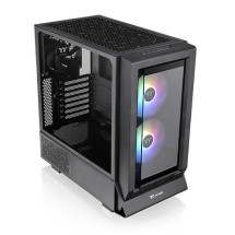 foto de CAJA GAMING THERMALTAKE CERES 350 MX ATX 3XVENT 140 ARGB SN FUENTE NEGRO