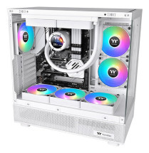 foto de VENTILADOR INVERSO CAJA THERMALTAKE CT120 ARGB 2XVENT BLANCO