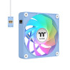 foto de VENTILADOR INV MAGNETICO CAJA THERMALTAKE CT120 EX ARGB 3XVENT AZUL HYDRANGEA