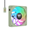 foto de VENTILADOR INV MAGNETICO CAJA THERMALTAKE CT120 EX ARGB 3XVENT VERDE MATCHA
